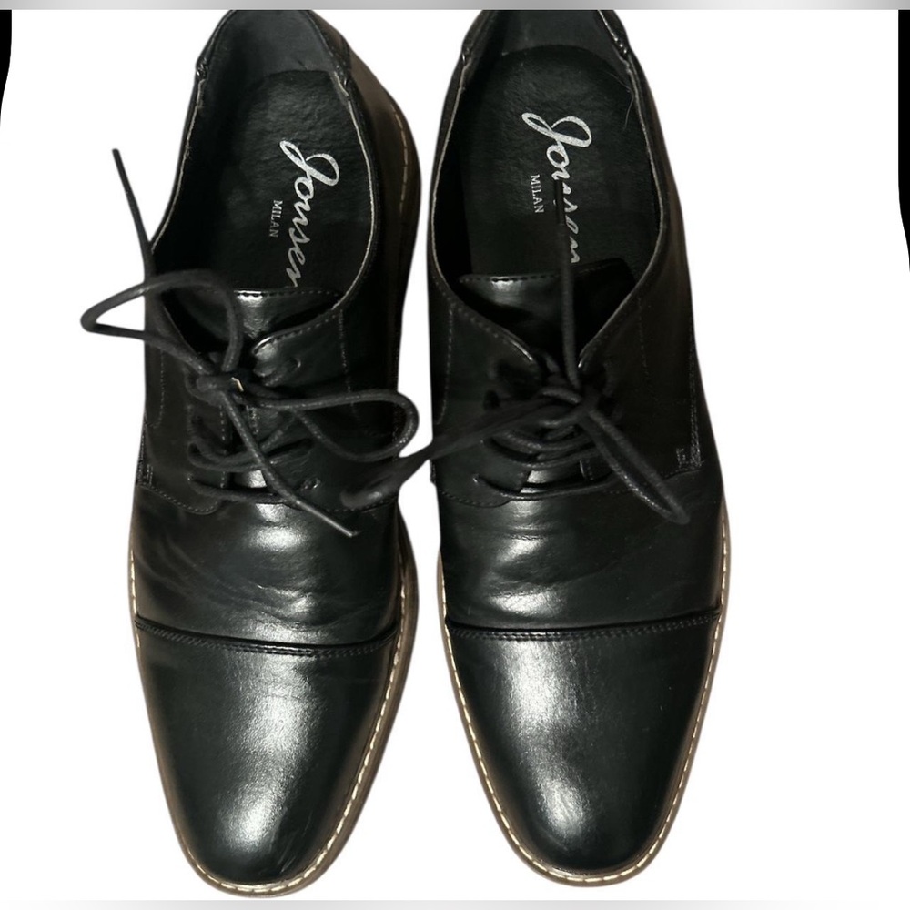 Jonsen black Oxford men’s Leather Shoes